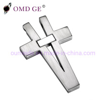 High Polish Stainless Steel Jewelry Cross Pendant